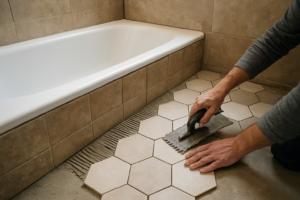 Carrelage autour de la baignoire : comment bien le choisir et le poser sans erreur