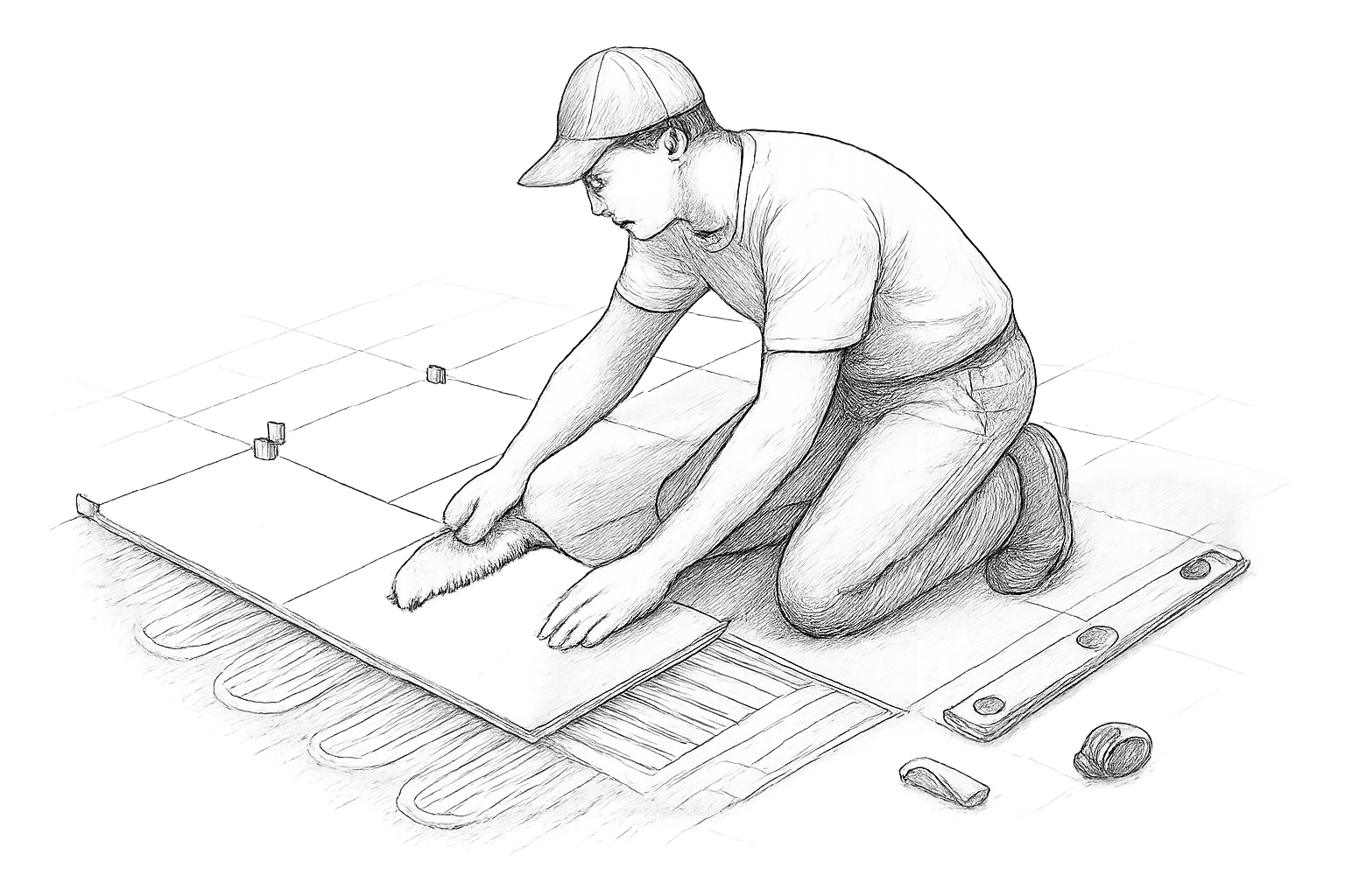 carrelage sur plancher chauffant