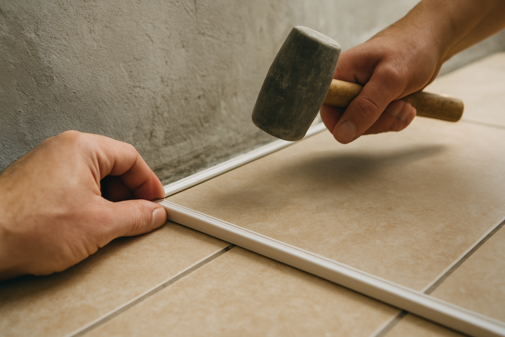 Couvre-joint baguette de finition carrelage après pose : le guide complet pour choisir et bien poser
