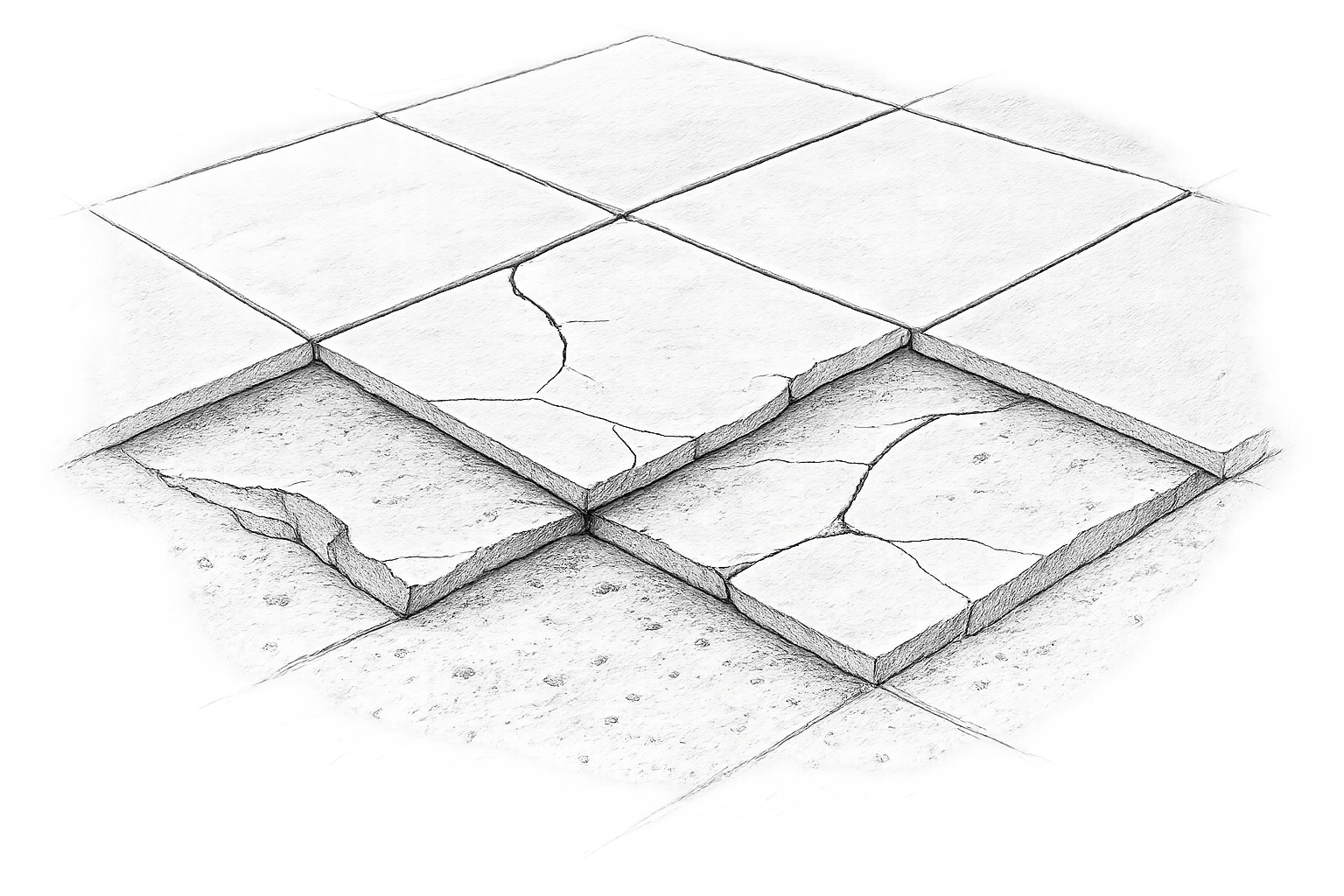 décollement carrelage chape anhydrite