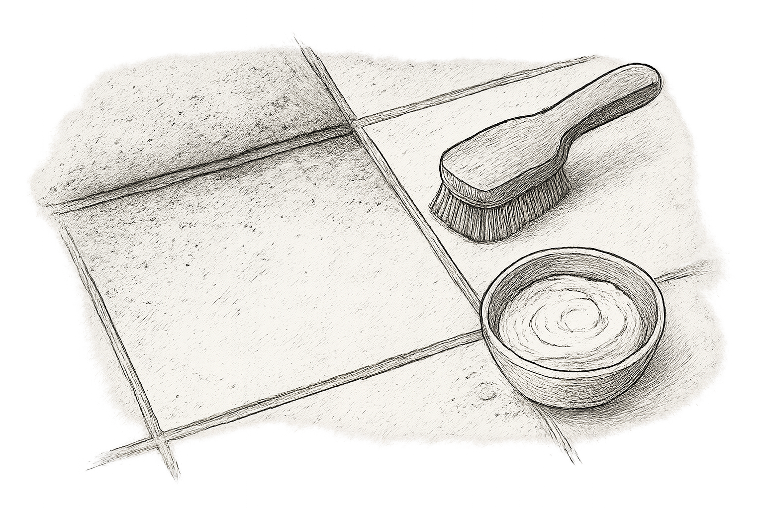 nettoyer joint carrelage sol gris