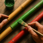 Peinture sur bambou : guide pas à pas pour réussir la coloration et la décoration durable de vos tiges