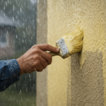 Pluie après peinture extérieure : risques, délais de séchage et solutions pour rattraper les dégâts