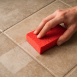 Éponge magique sur carrelage grès cérame : efficace ou risqué ? Nos conseils pour un nettoyage sans trace